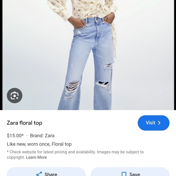 Floral Zara Top - Picture 2 of 5